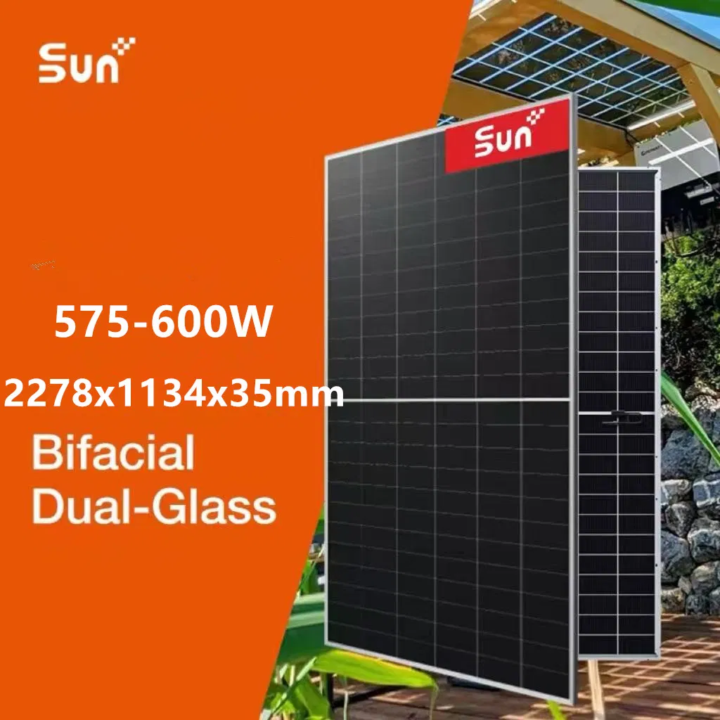 Sunplus 600W Monocrystalline Solar Panel for Ground-Mounted Solar Plant