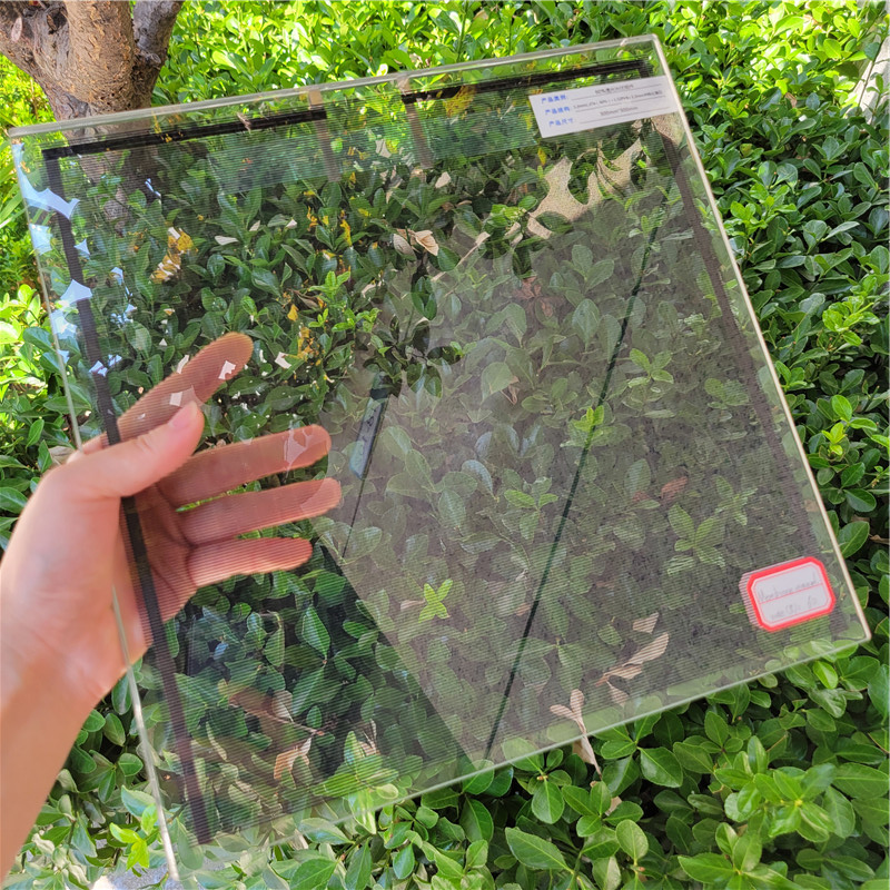 China Factory See Through Glass Solar Panel Solar Transparent Glass Pv Panels Transparent Solar Cell for Glass windows