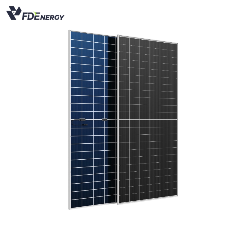 Manufacture 720w Double Glass Bifacial Solar Power Panel Topcon Support Oem Solar Pv Module Solar Panels for Industrial Use