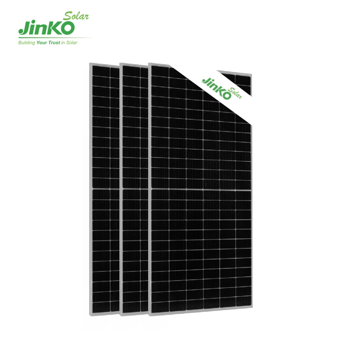 JINKO 580W 585W 590W N Type Mono Crystalline Half Cut Cell Solar Panel US Stock Supply High Efficiency Rooftop Power Solution