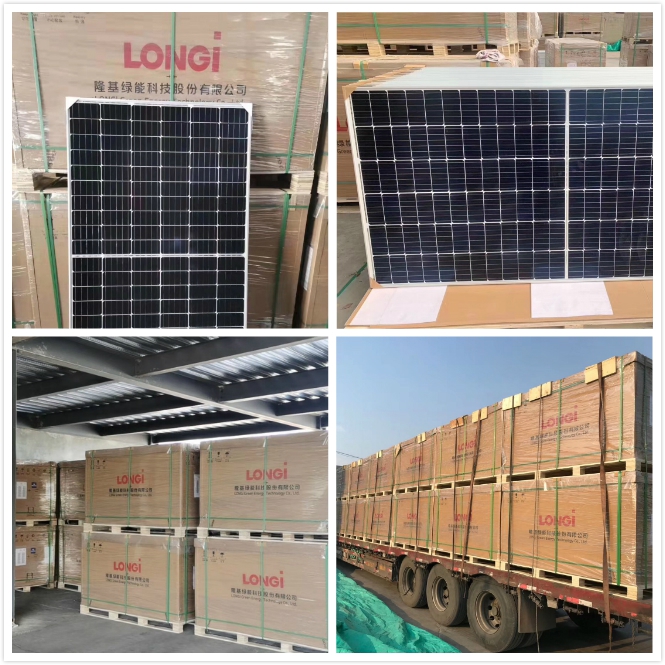 Better Product Warranty Building Solar Panel Lonji PERC Solar Panels 23.2% Efficiency