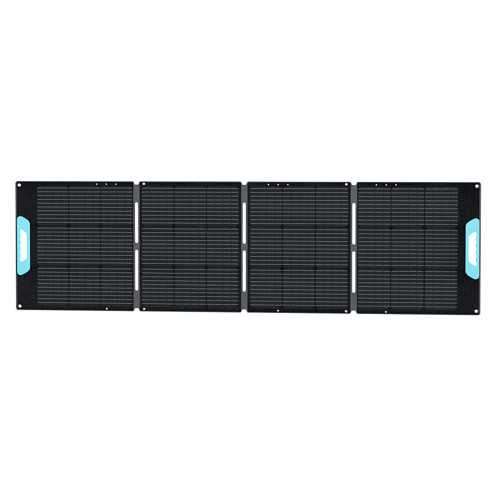 ECOPLAY 200W Foldable Solar Panel Portable Photovoltaic Recharging Power Source for Charging Power Stations in Series