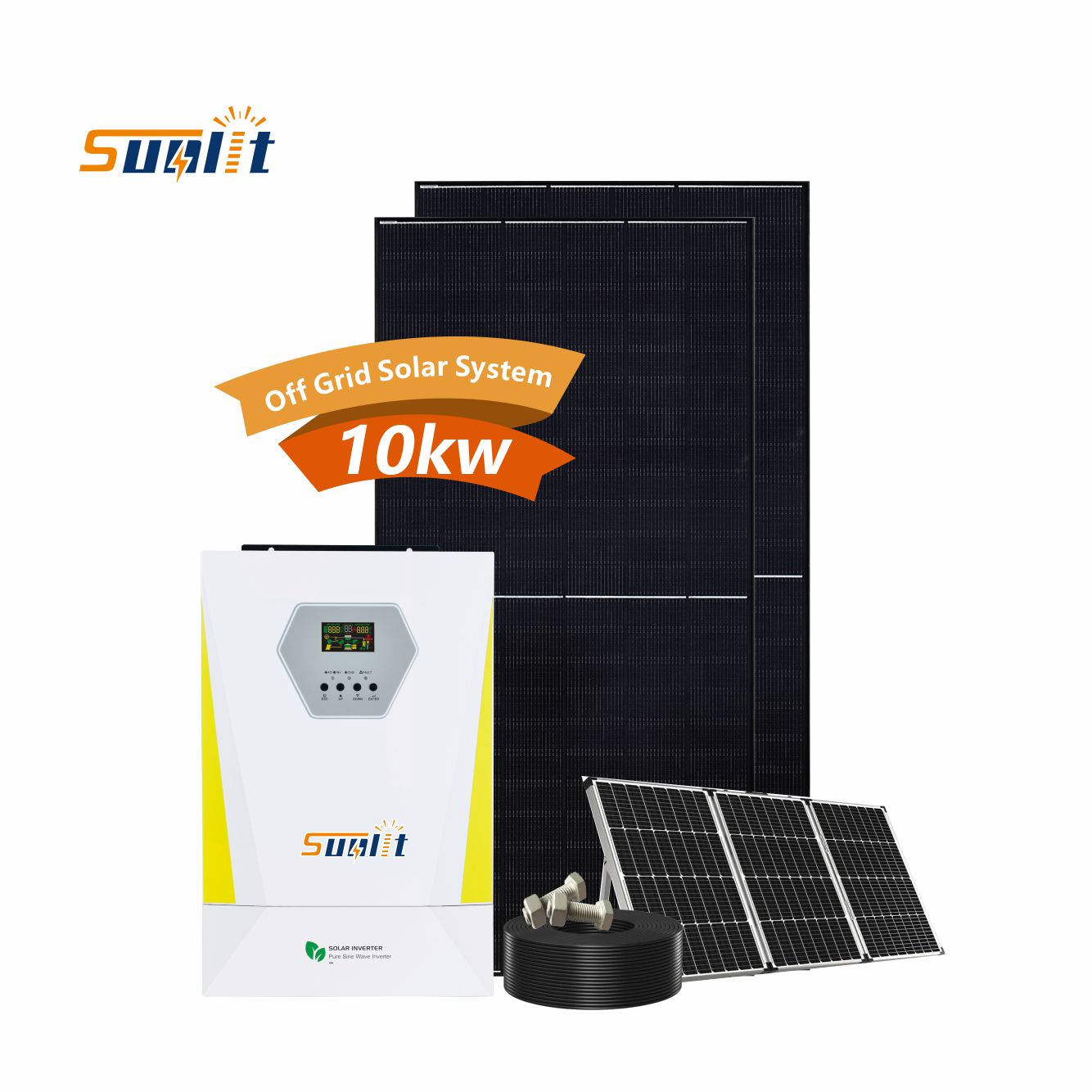 Complete off Grid 10kw Home Solar System Solar Energy System Solar Panels Kit