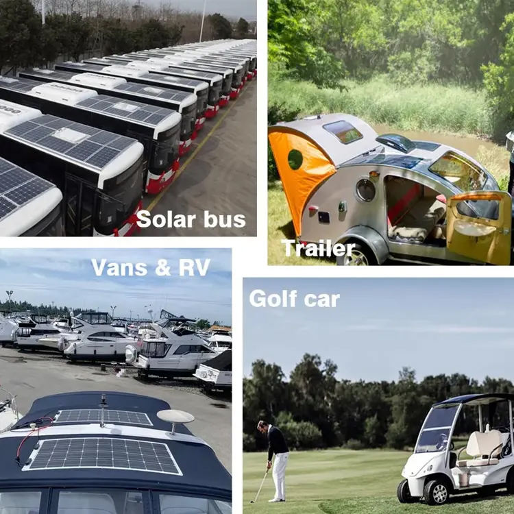 100w Installing Flexible Solar Panels Flexible Transparent Solar Panels Semi Flexible Solar Panel