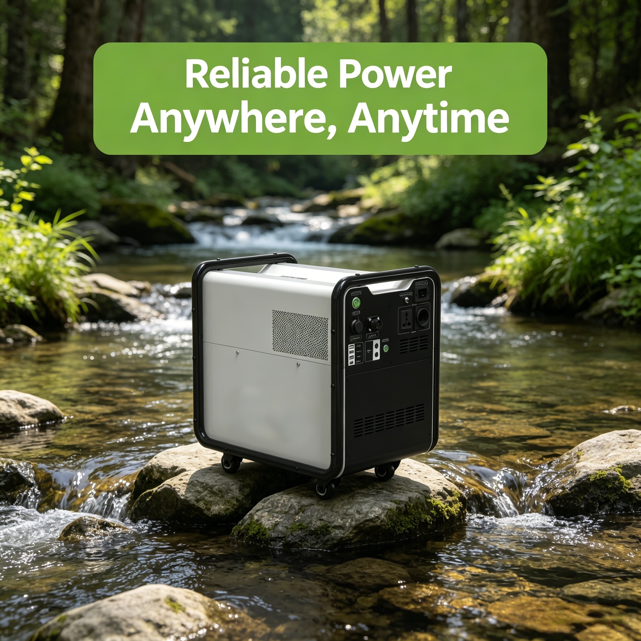 Portable Polycrystalline Solar Panels 3200W MPPT LiFePO4 Battery Home Use Solar Power Generator AC Output Energy Storage System