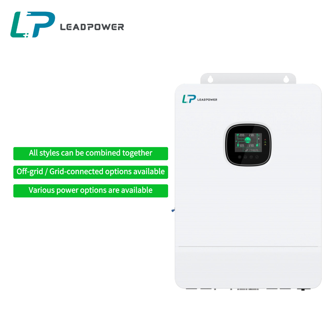 LP 5kWh Home Solar Power Generation System with MPPT Controller and Polycrystalline Silicon Lithium Ion Solar Panels