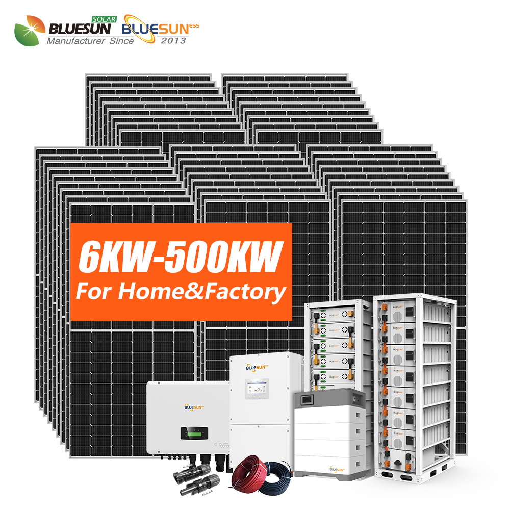 5kw 10kw 20kw All In One Home Solar Energy System Kit With Lithium Battery Complete Solar Power System