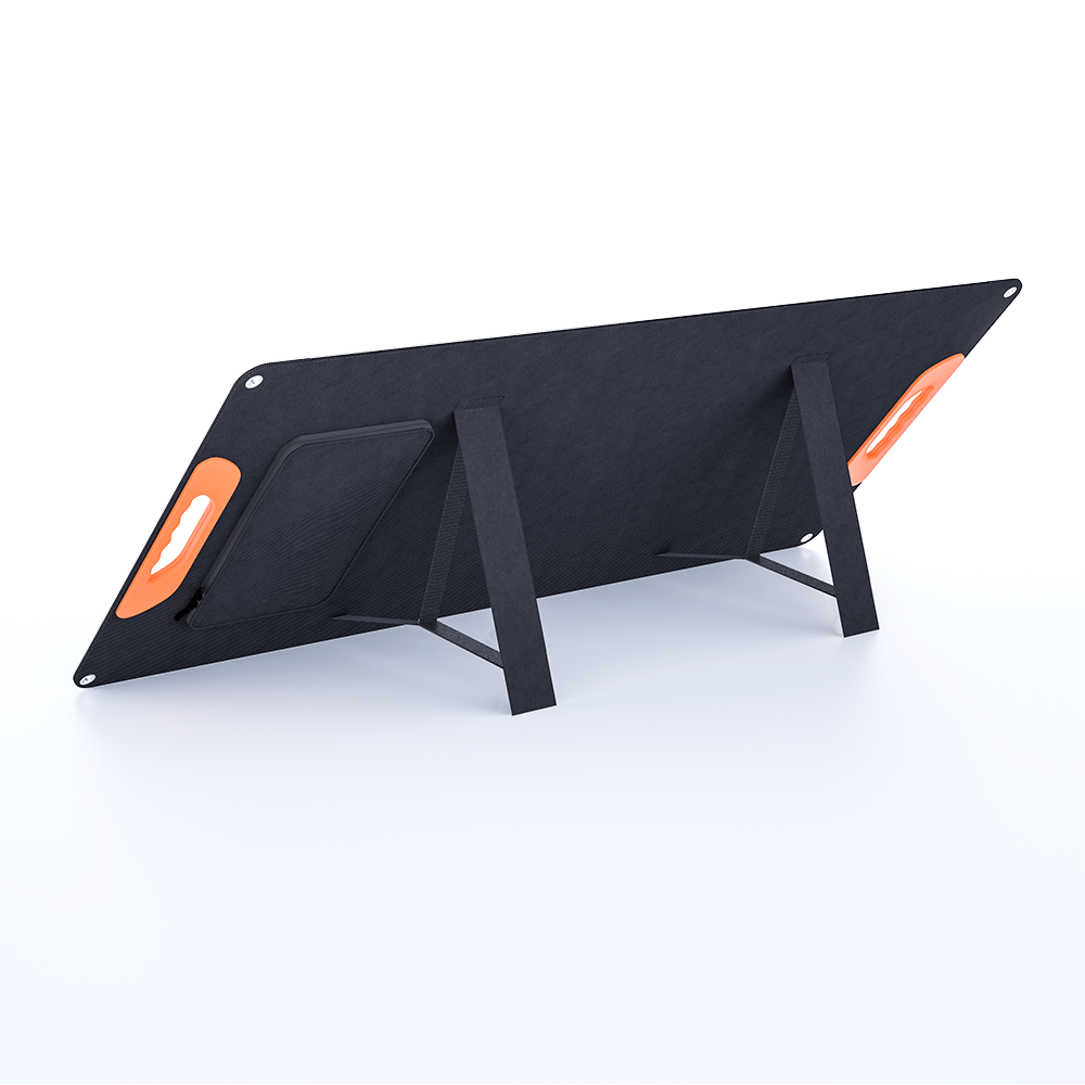 36 Cells Good Price New Design Mono Folded Flexible 100w Solar Panels with Double Glass Led Display for Camping
