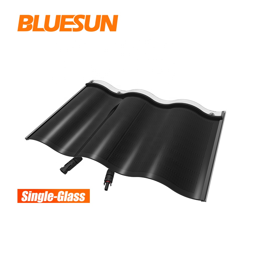 Most Popular 30w Single Glass Solar Roof Tiles Photovoltaic Flexible Solar Panels for Farm System