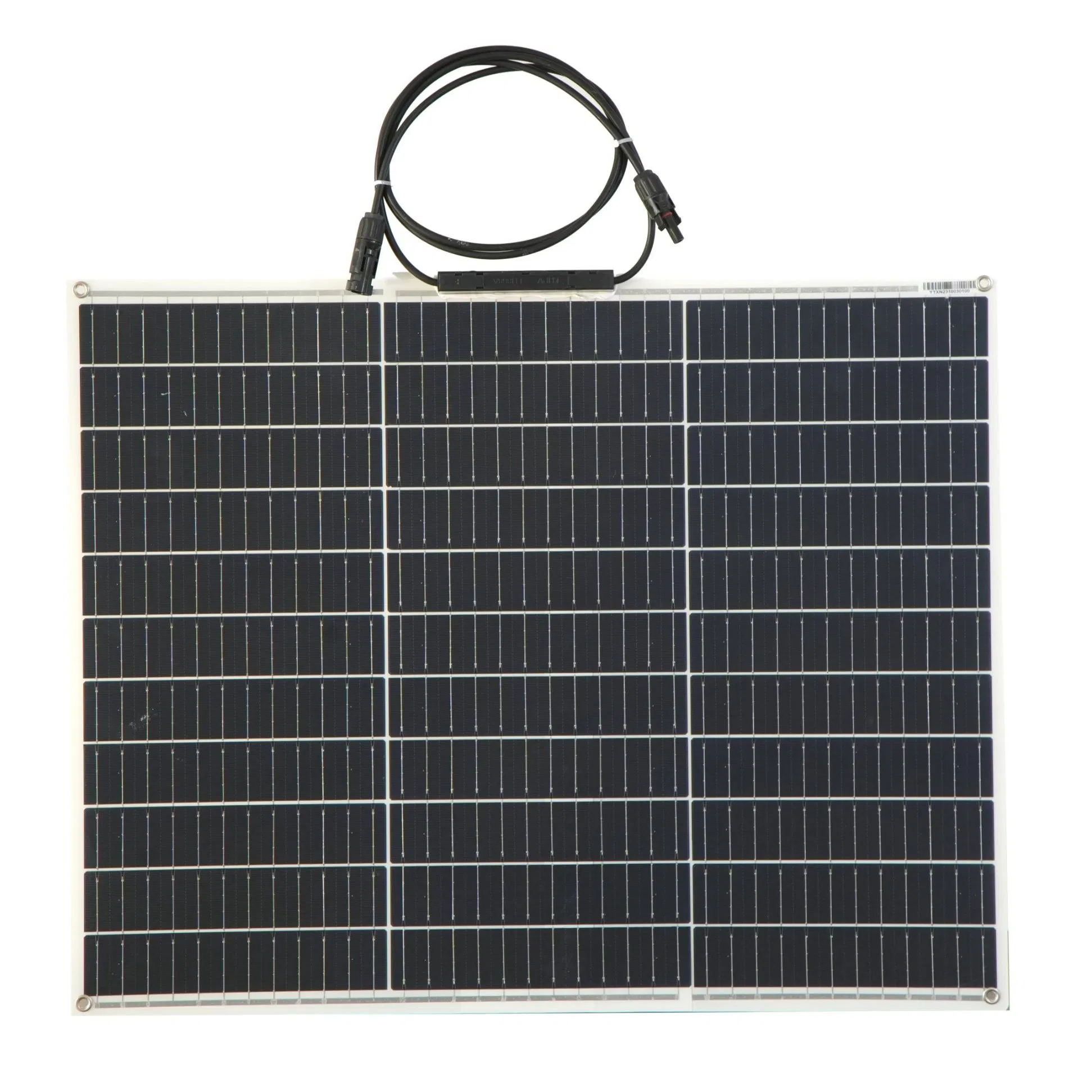 50W Solar System with Semi-Flexible Panel Complete Kit for RV Marine Camping and off-Grid Cabin Power Supply