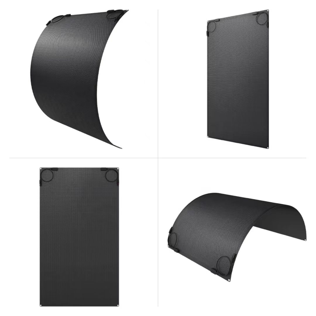 Customizable 230W Flexible Solar Panel ETFE Monocrystalline Bendable Waterproof PV Module for RV Boat Marine Camping Outdoor