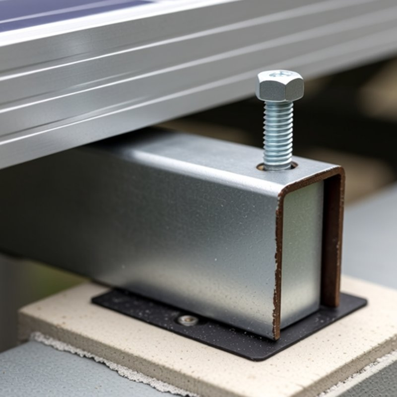 Customizable Ground-Mounted Solar Panel Support Frame for Easy Setup