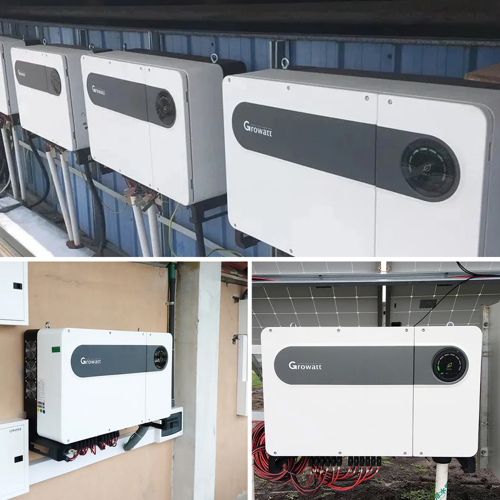 Lovsun Growatt On-Grid Solar Energy System 120kW/100kW/80kW/50kW MPPT Controller IP65 Protection Solar Panels &amp; Accessories