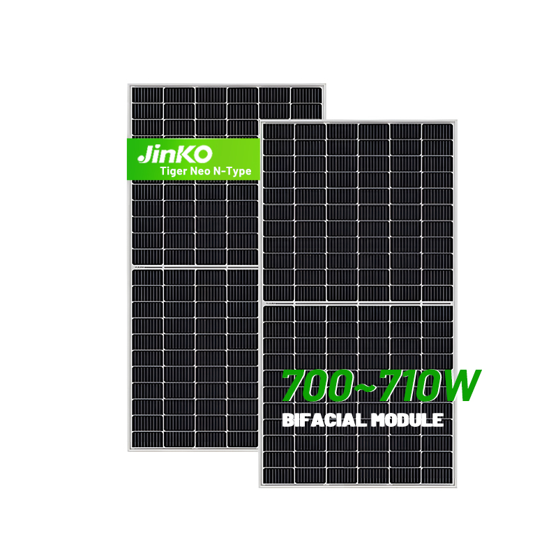 Advanced jinko tiger Neo N-type Solar Panel 700w 705w 710w 720w 750w Bifacial Pv Solar Panels for the Whole House