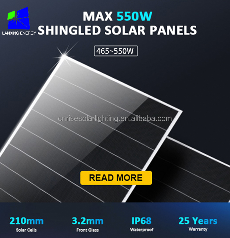 410w Solar Panels Photovoltaic Module Solar Module Transparent Sun Power Solar Panels Cigs Flexible Modules