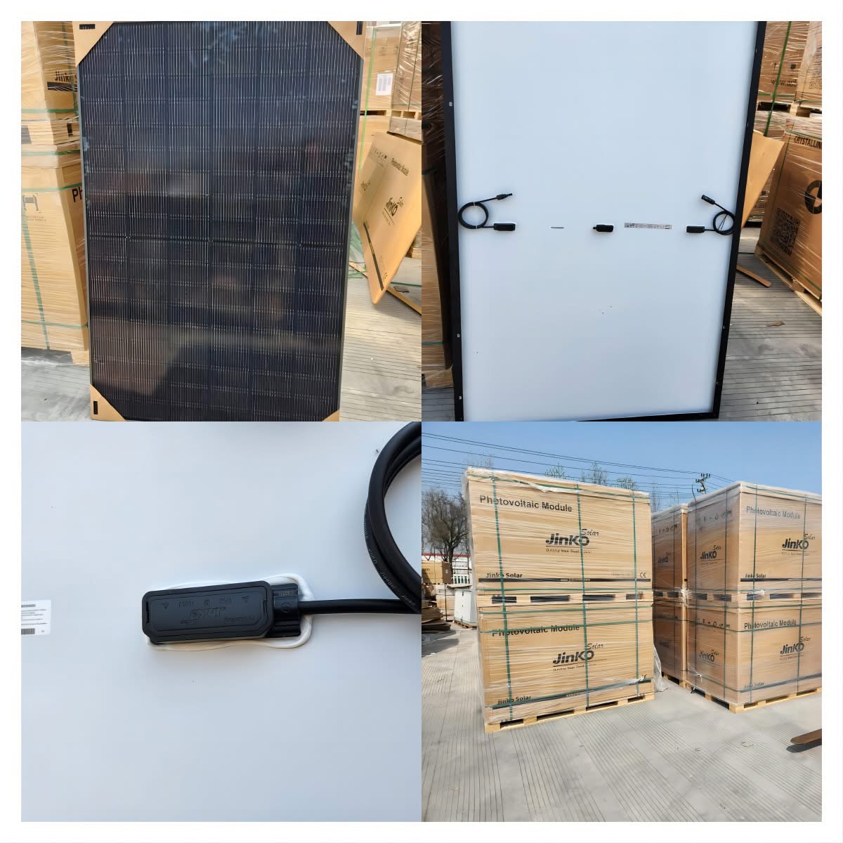 USA Local Stock Jinko Solar on Grid Off Grid Solar Topcon 400W 440W PV Module Solar Panel