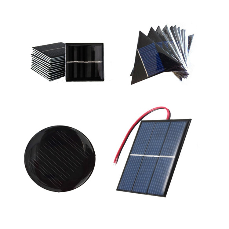 6V 110X65MM Customized Mini Epoxy Resin Solar Panels for Electricity Solar Plate Polycrystalline Photovoltaic Solar Panel