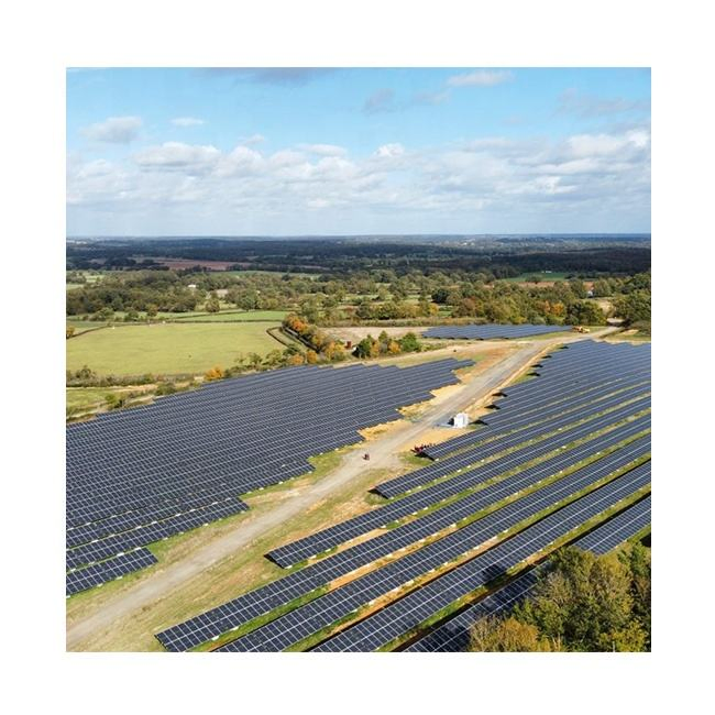 High-Efficiency Ground-Mounted Luwei Solar Panels for Large Installations