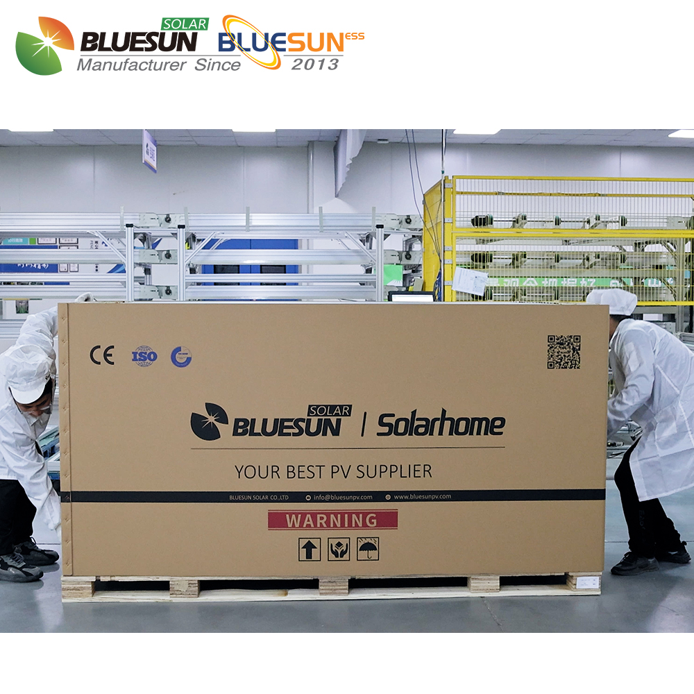 Bluesun Top 10 Best Solar Panels N-Type Bifacial Topcon 610W Monocrystalline Solar Panels for Home Use