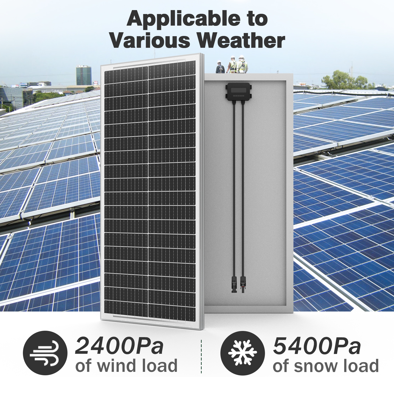 High Voltage Mono Crystalline Half Cell Photovoltaic Panels 22% Efficiency 25-Year Warranty Solar Energy Storage System