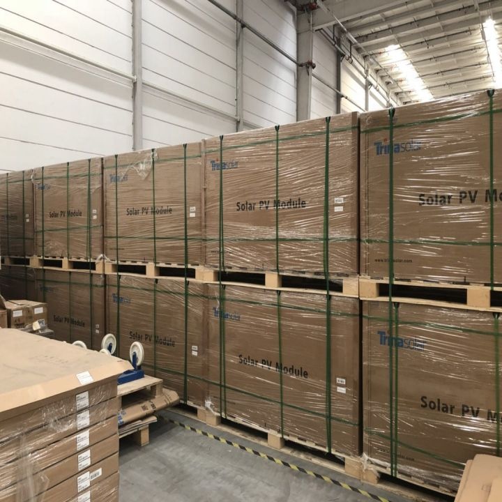 Trina 585W to 610W N-Type Double-glass Half Cell Solar Panels High Efficiency Factory Wholesale PV Module Mono PERC High Quality