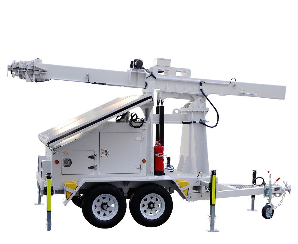 High Quality Durable Industrial MPPT Solar Panels Outdoor Mobile Power Generation Trailer With Folding Design