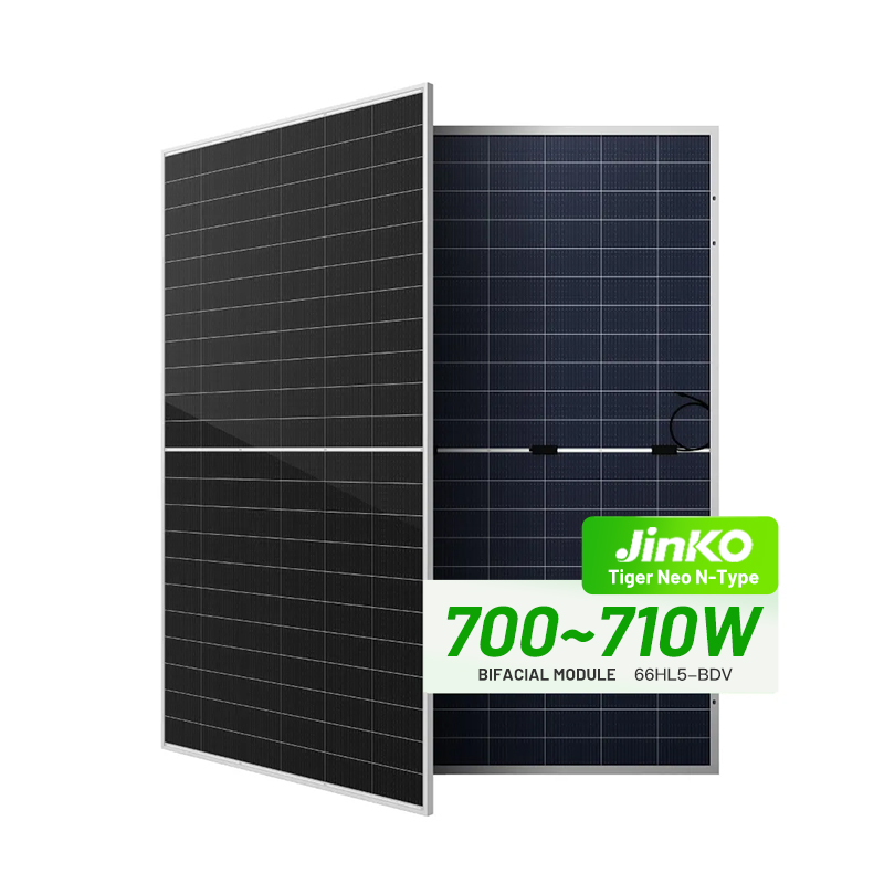 Advanced jinko tiger Neo N-type Solar Panel 700w 705w 710w 720w 750w Bifacial Pv Solar Panels for the Whole House