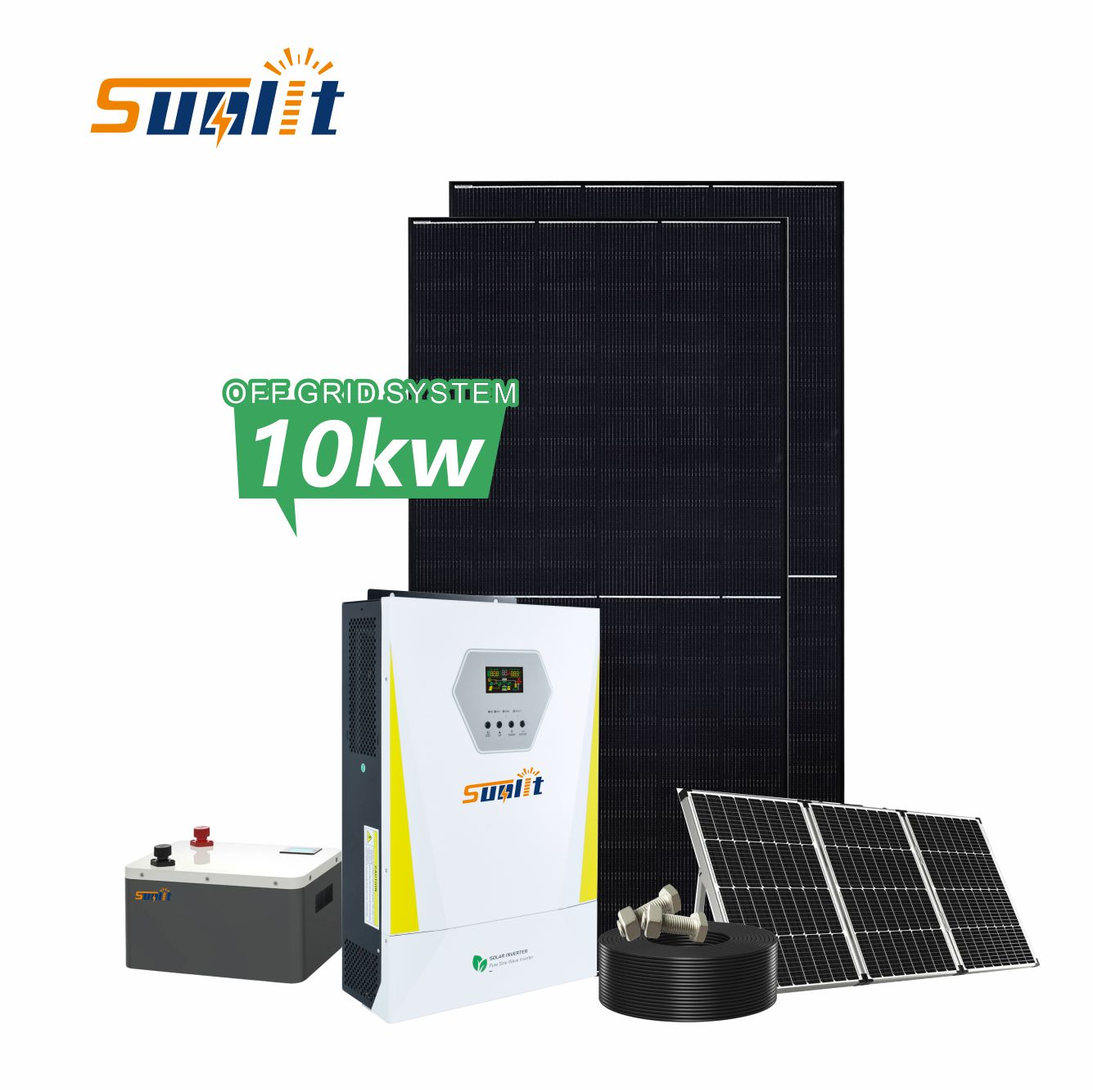 Complete off Grid 10kw Home Solar System Solar Energy System Solar Panels Kit