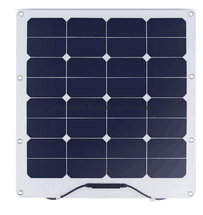 12 Volt Flexible Solar Panel 100W ETFE Mono PV Modules Bendable Waterproof off-Grid Charger for Camping Tent Car Boat RV Camper and Various Curved Surface