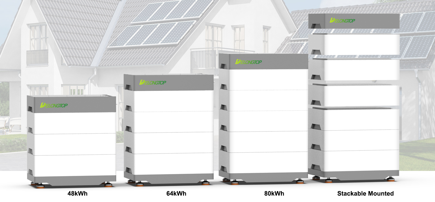 High Voltage stackable battery