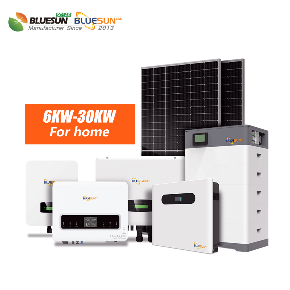5kw 10kw 20kw All In One Home Solar Energy System Kit With Lithium Battery Complete Solar Power System