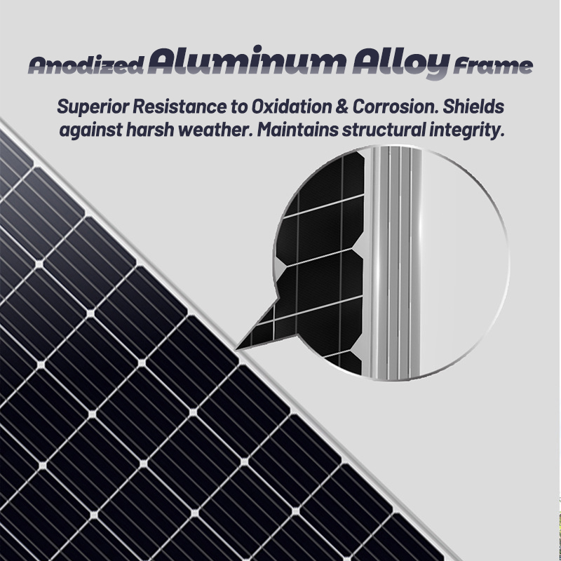 TOPCon N-Type Monocrystalline Solar Panel 600W High Efficiency Mono PV Module Bifacial PERC Upgrade Industrial Solar Panels