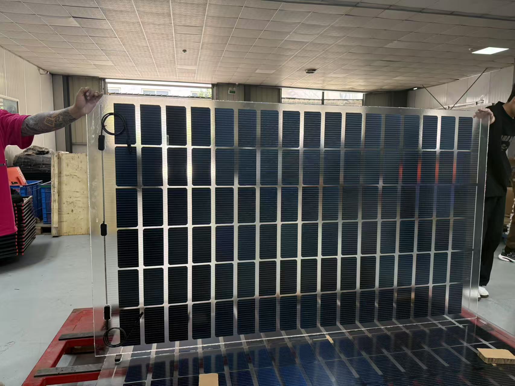Panel Solar Transparente Customized Bifacial Glass Transparent Solar Panels for Greenhouses,BIPV