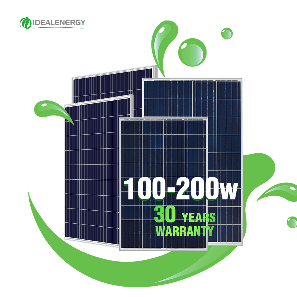 36cell Monocrystalline Polycrystalline Mono Black 100w 120 120w 125w 140w 155w 165w 180w 190 200 225w 230 Watt 235w Solar Panel