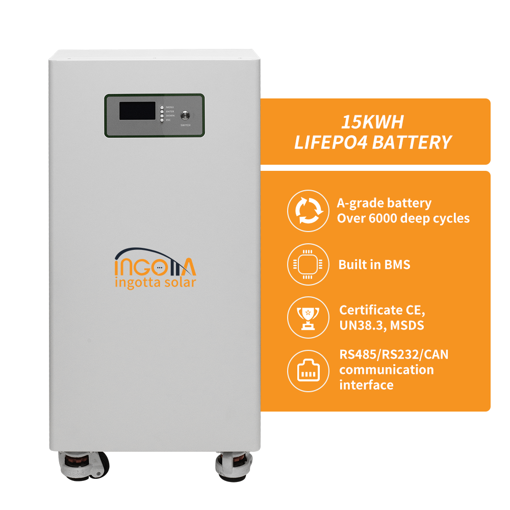 Commercial Industrial Grid 40-60kW MPPT Monocrystalline Silicon Solar Energy Storage System 40kWh 50kw Lithium Ion For Home Use