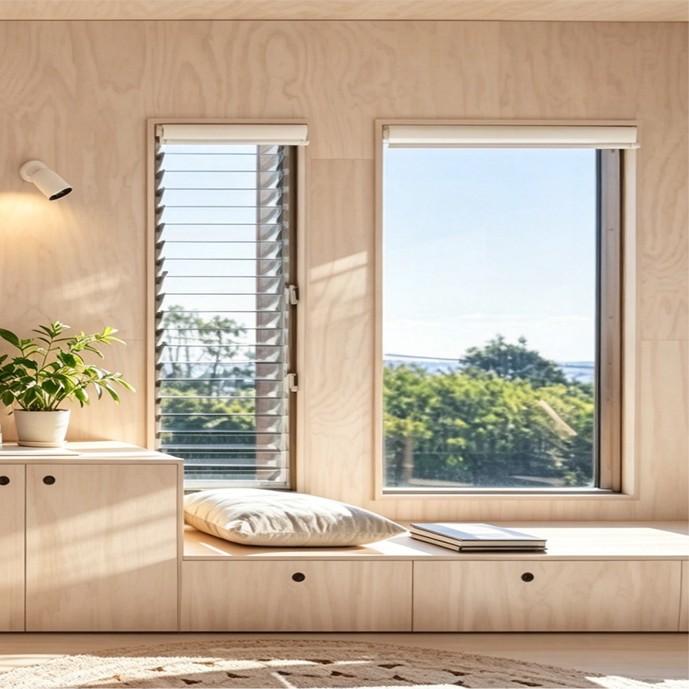 Okoume Plywood Surface Detail