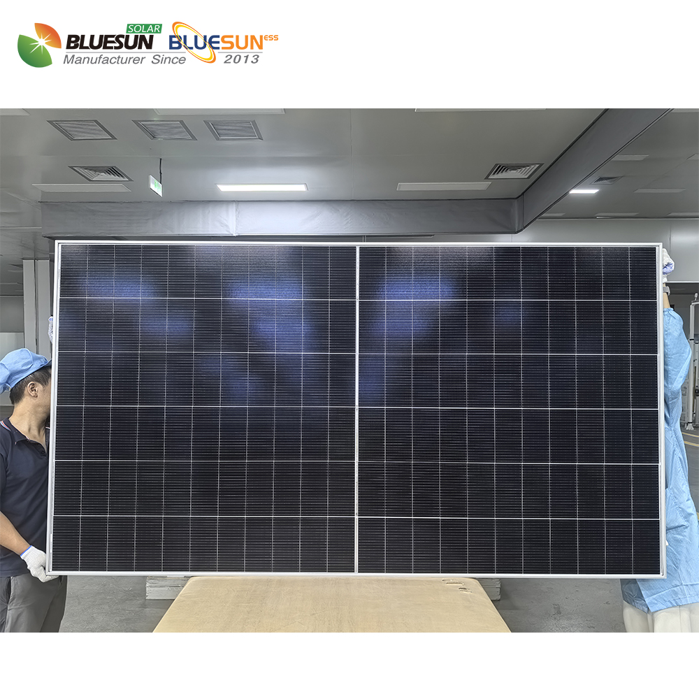 Bluesun Solar Panels 700w 710w 720w 730W High Efficiency Flexible Solar Panels Manufacture Cheap Price
