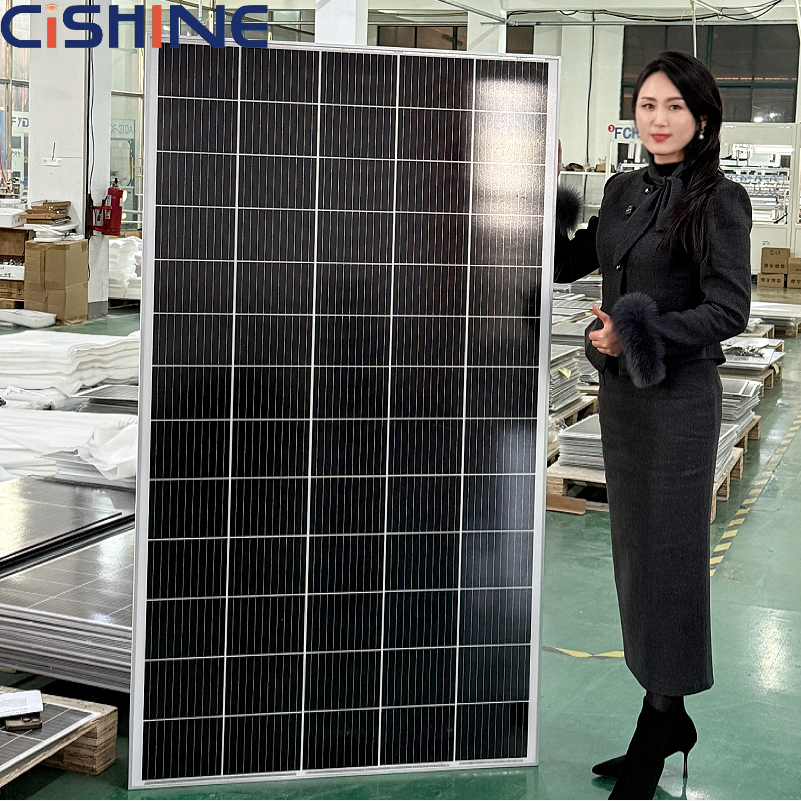Cishine Wholesale High-efficiency Half Cell 100W 150W 200W 250W 300W Mono-Facial Solar Panels Suitable for Residential Rooftops