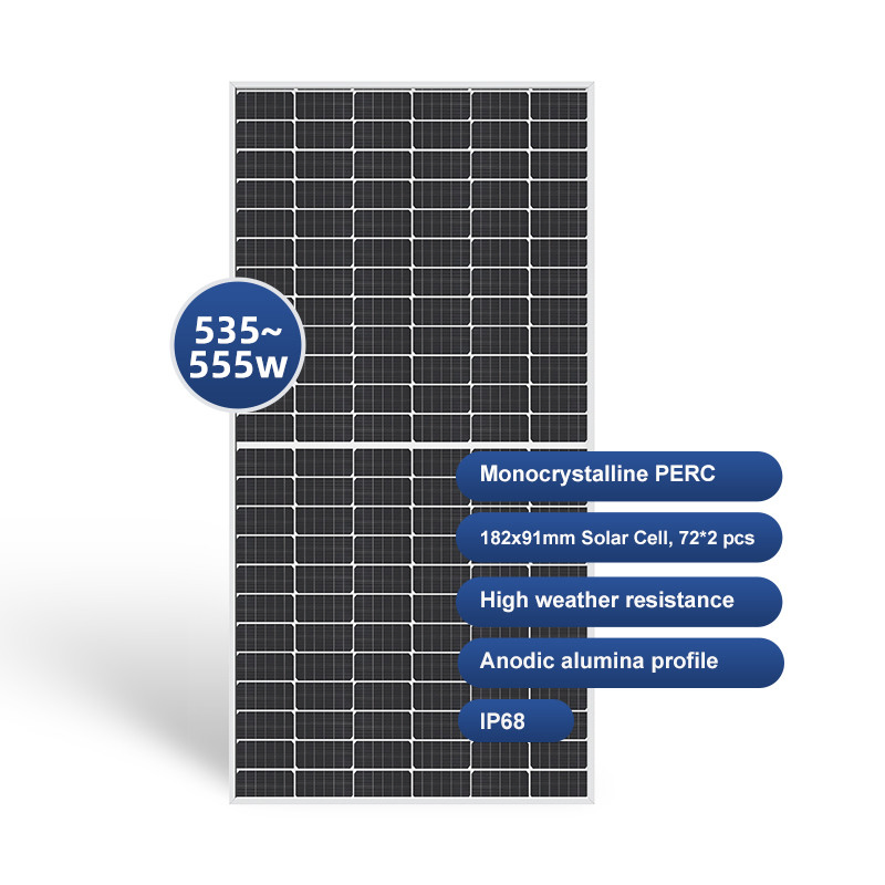 Photovoltaic Solar Panel 550W 545W 540W 600W Residential Monocrystalline Glass Solar Power PV Panels From China