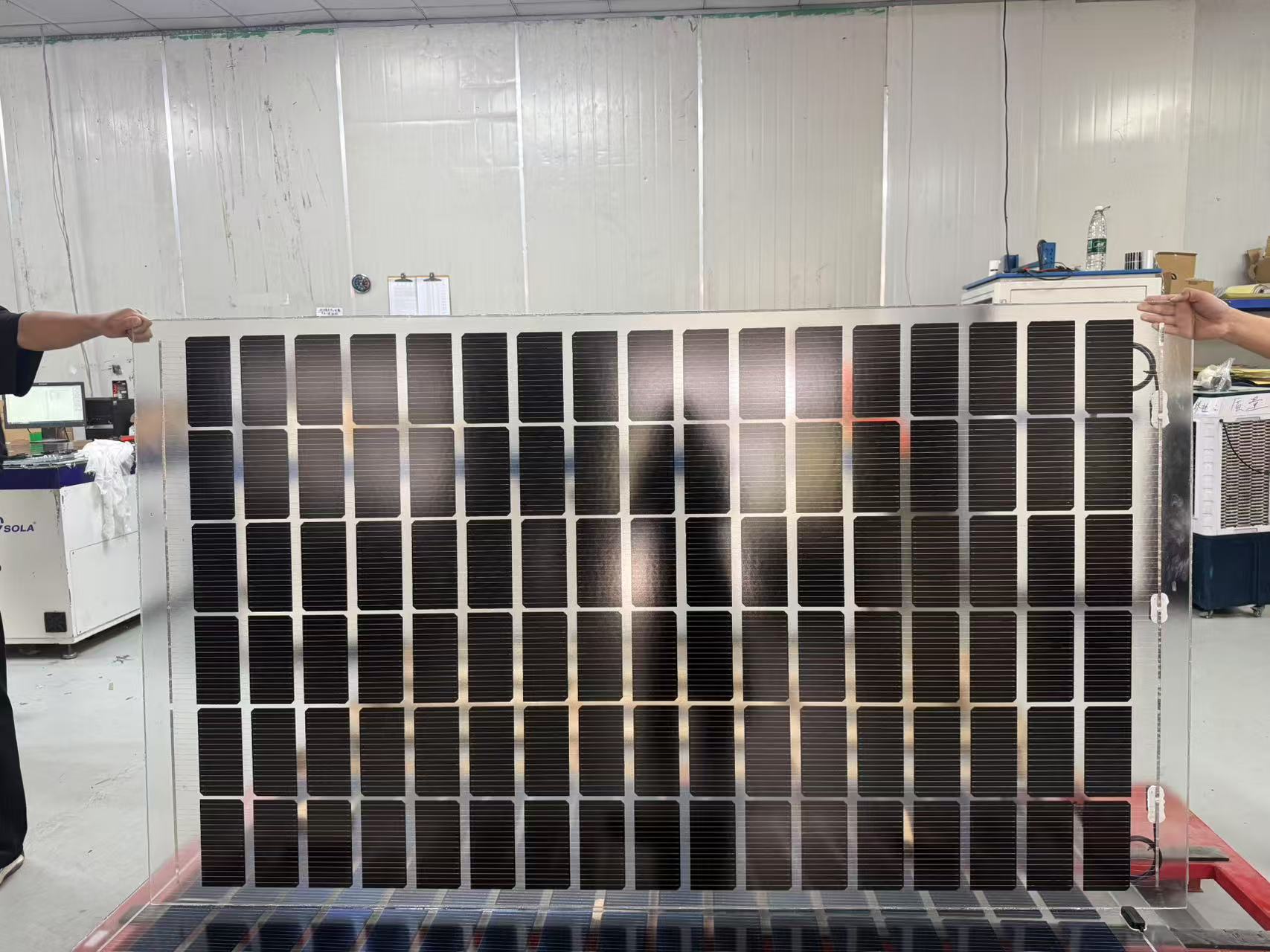 Panel Solar Transparente Customized Bifacial Glass Transparent Solar Panels for Greenhouses,BIPV