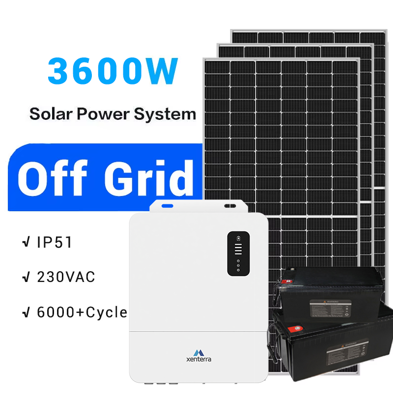 Sun Panels Electricity Off Grid 3kw Power Backup Solar Panel Kit Solar System Home Fitting Of 3kw