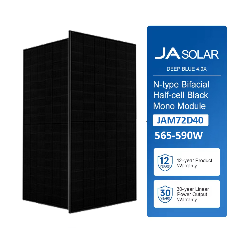 USA Warehouse Long Beach Stock JA 430W 435w 440w 445w Topcon N Type Bifacial Solar Panels