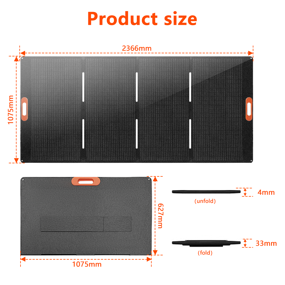 E-Mingze High Quality Assurance 400W 80V Flexible Solar Panel Home Ev Power Bank Solar Panels