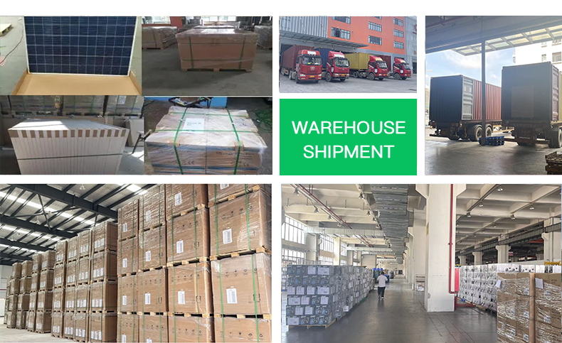 Solar panels stock ready to ship