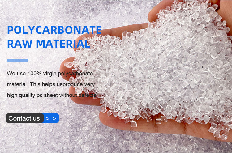 6mm 8mm 10mm UV Extruded clear Cellular Hollow Panel Polycarbonate Sheets for Greenhouse Roof