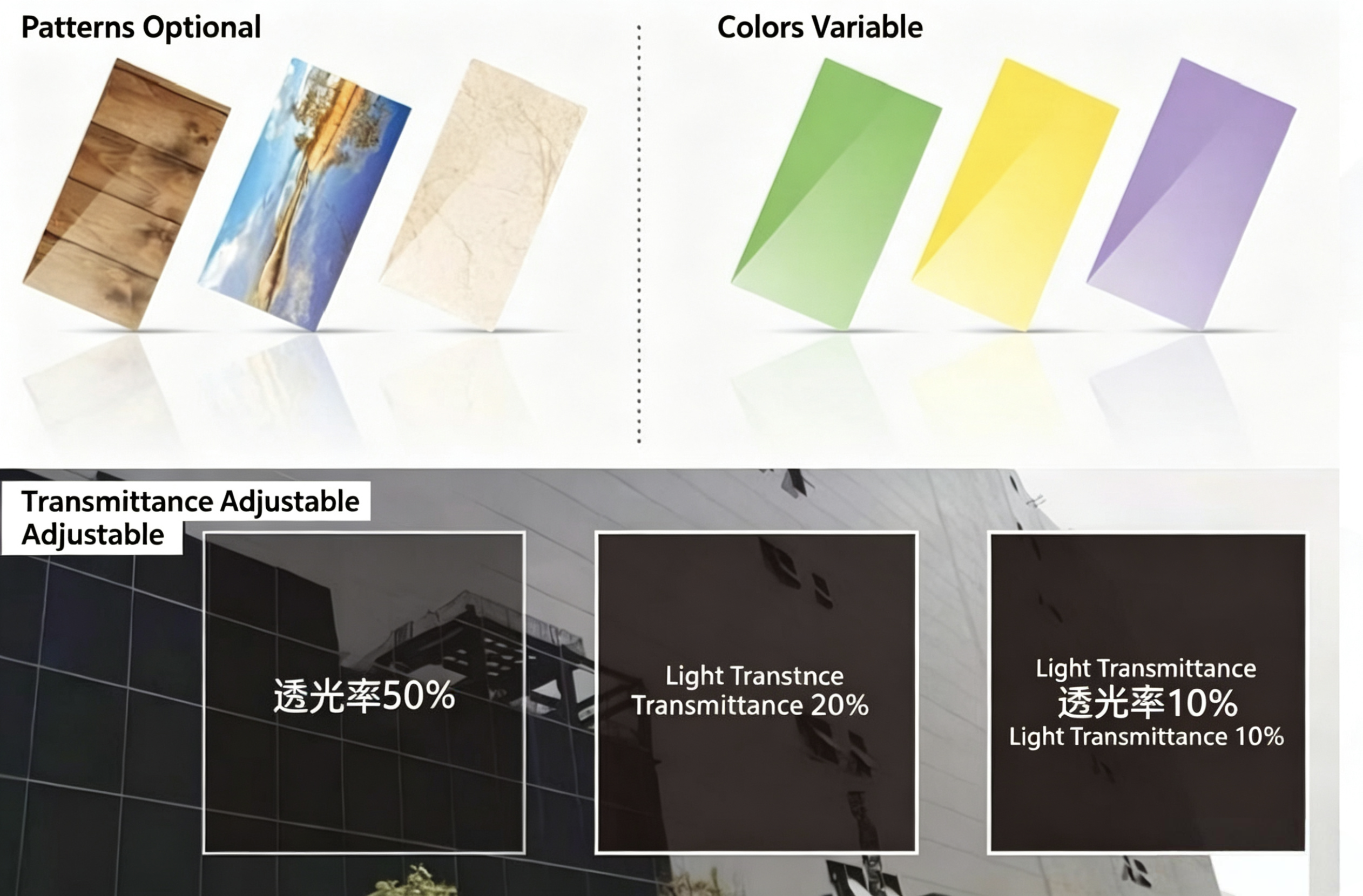 Custom Inkjet Printed CdTe Thin Film Solar Module | Custom BIPV Panel for Facade Rooftop