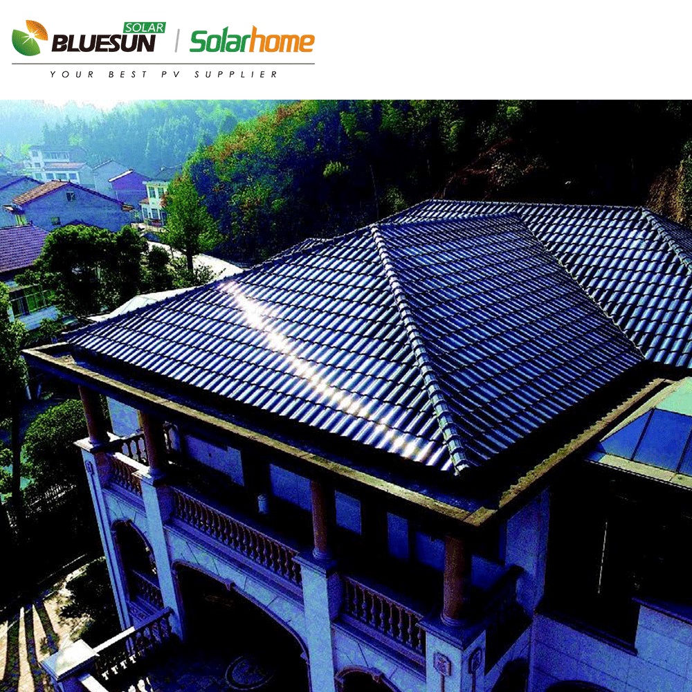 Most Popular 30w Single Glass Solar Roof Tiles Photovoltaic Flexible Solar Panels for Farm System