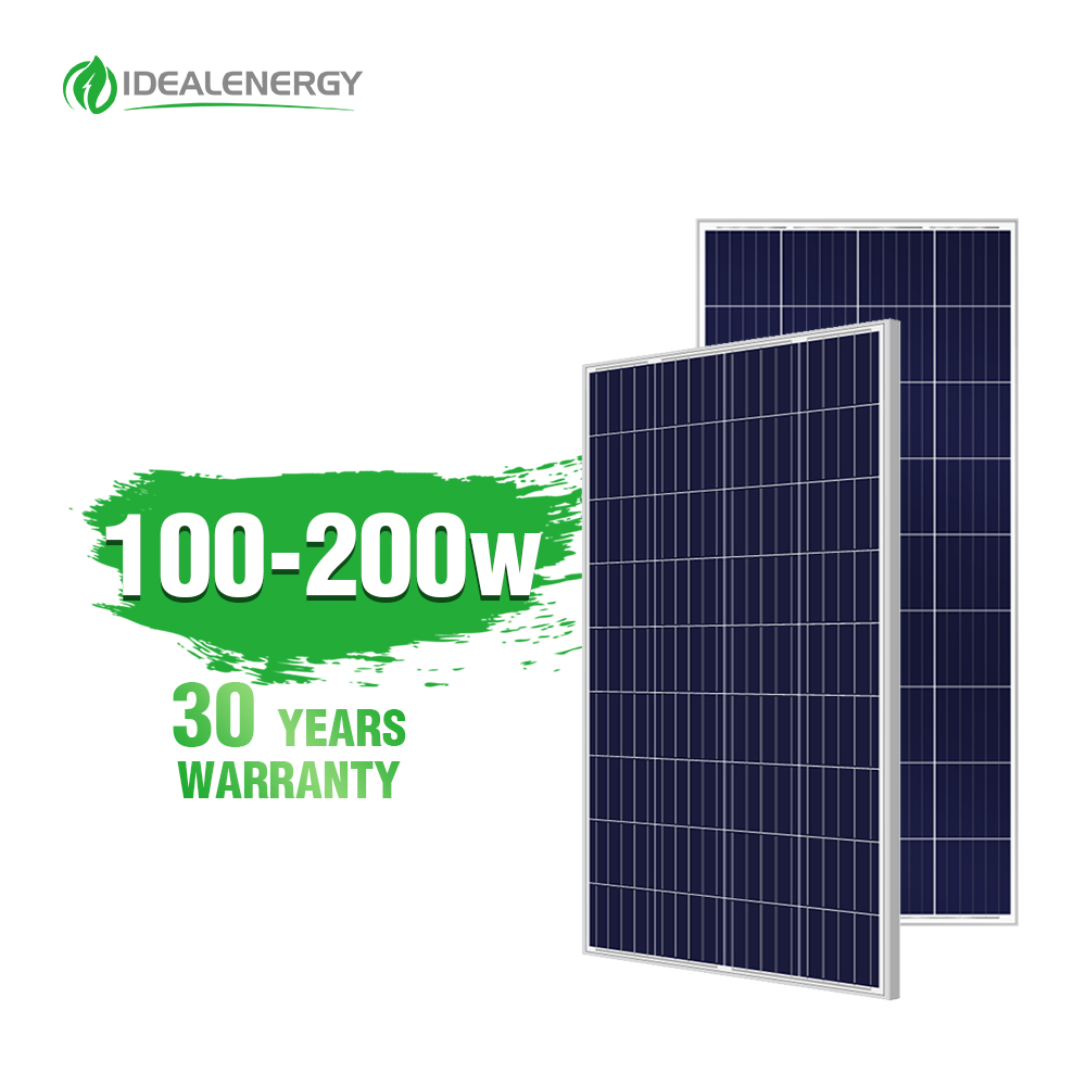 36cell Monocrystalline Polycrystalline Mono Black 100w 120 120w 125w 140w 155w 165w 180w 190 200 225w 230 Watt 235w Solar Panel