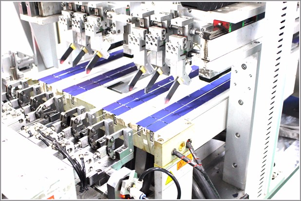 Solar cells Automatic string
