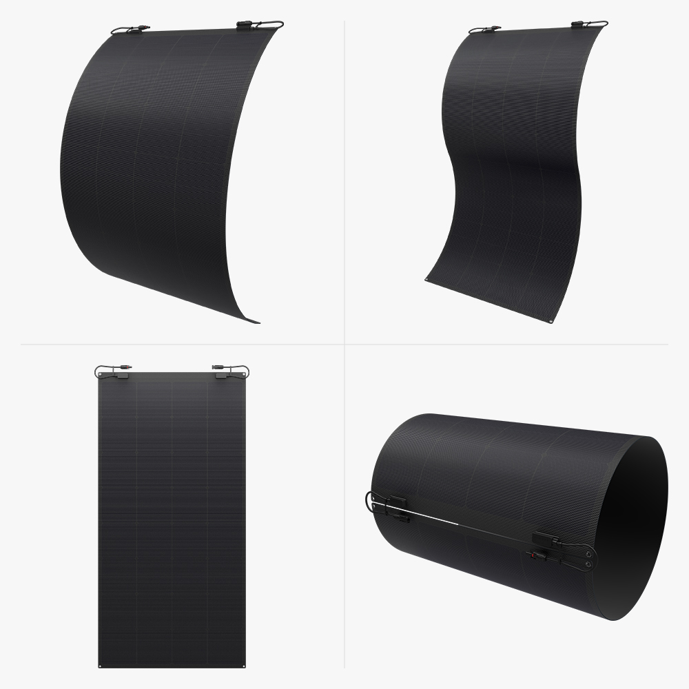 High Efficiency 100w 200w 300w 400w HPBC ETFE Lighter Weight Solar Panels Flexible Solar Panel Solar Panels Flexible
